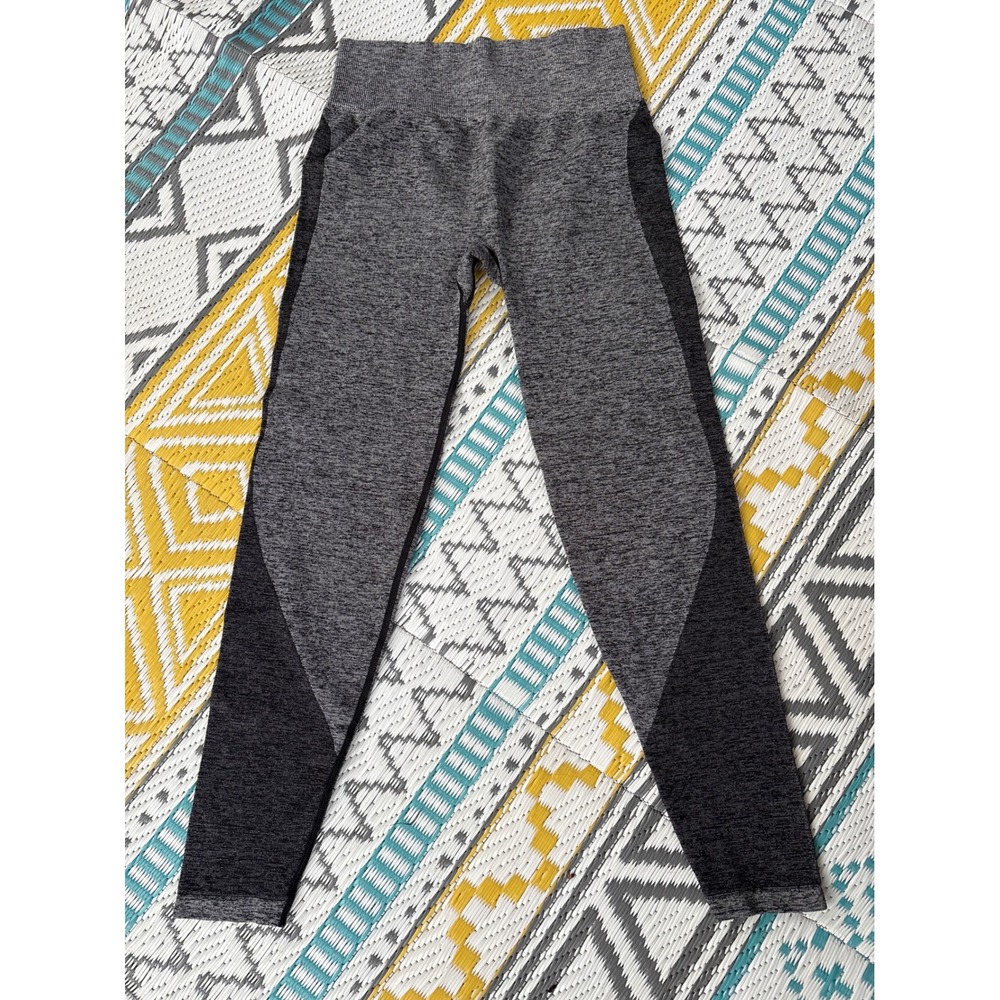 Victoria's Secret PINK Seamless Leggings Grey Space Dye Marl High Waist Small